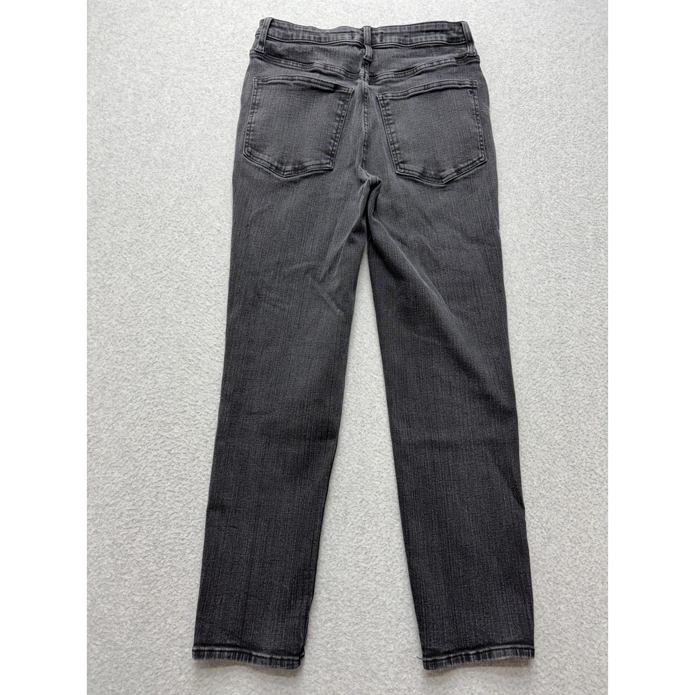 Madewell Curvy Stovepipe Jeans Womens 30 Gray Charcoal Mid Rise Straight 30x25 - Picture 13 of 14